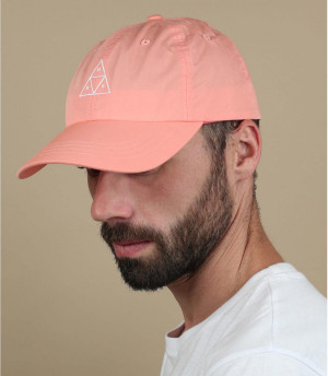 casquette Huf rose Essentials TT CV coral haze